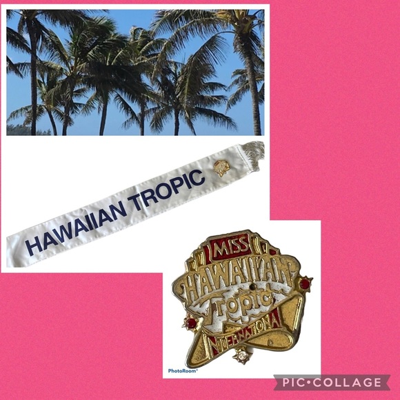 AUTHENTIC HAWAIIAN TROPIC PAGENT SASH ONLY 1 🌴 - Picture 4 of 10